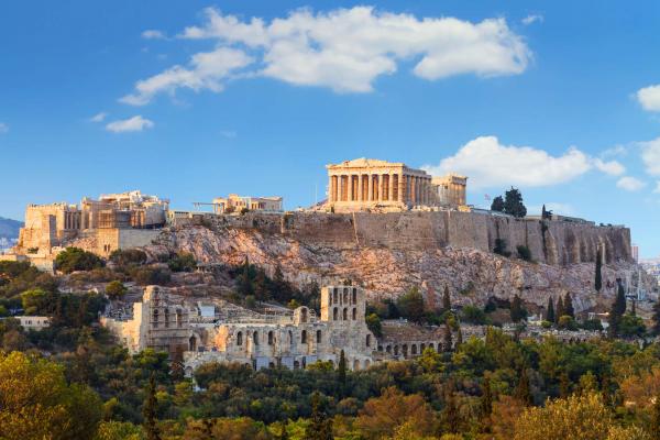 Афины панорамное фото
