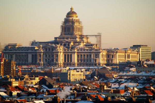 Брюссель панорамное фото