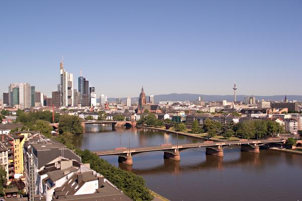Франкфурт-на-Майне панорамное фото