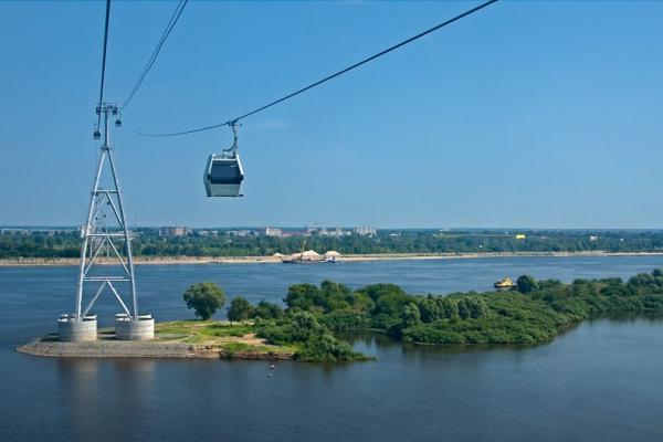 Нижегородская канатная дорога фото