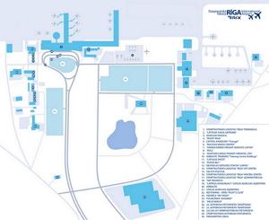 Международный аэропорт Риги схема