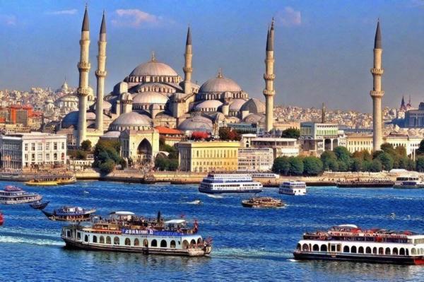Стамбул панорамное фото