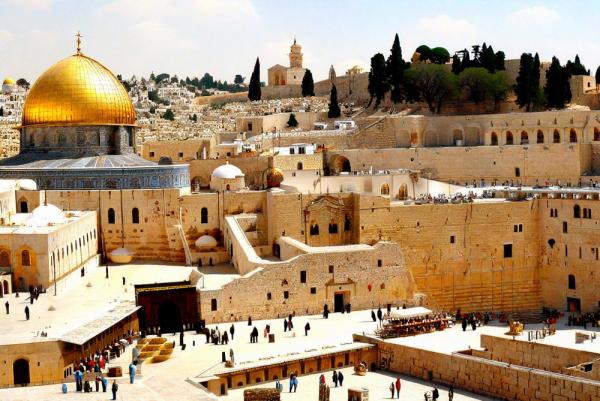 Иерусалим панорамное фото
