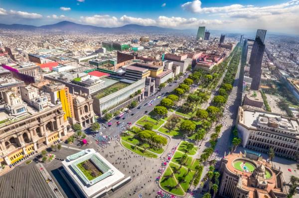 Мехико панорамное фото