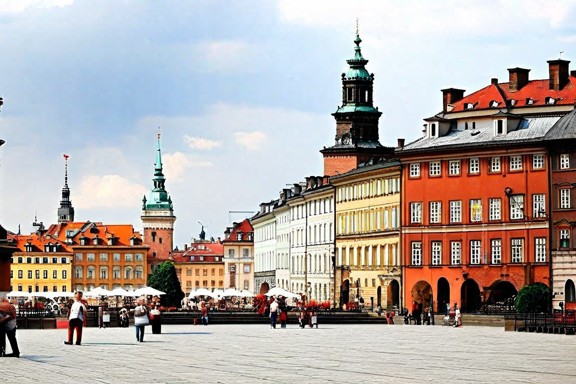 Варшава панорамное фото