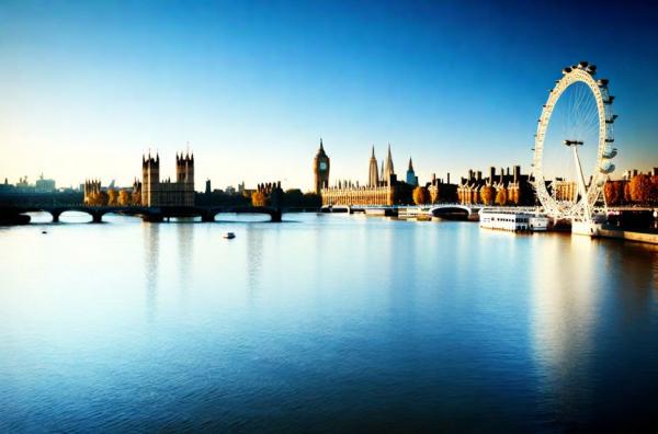 Лондон панорамное фото