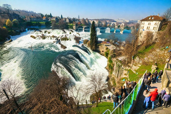 Рейнский водопад фото